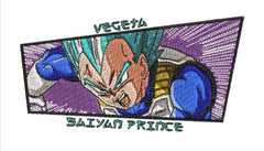 Végéta Dragon Ball Super Saiyan _ Machine Embroidery Design