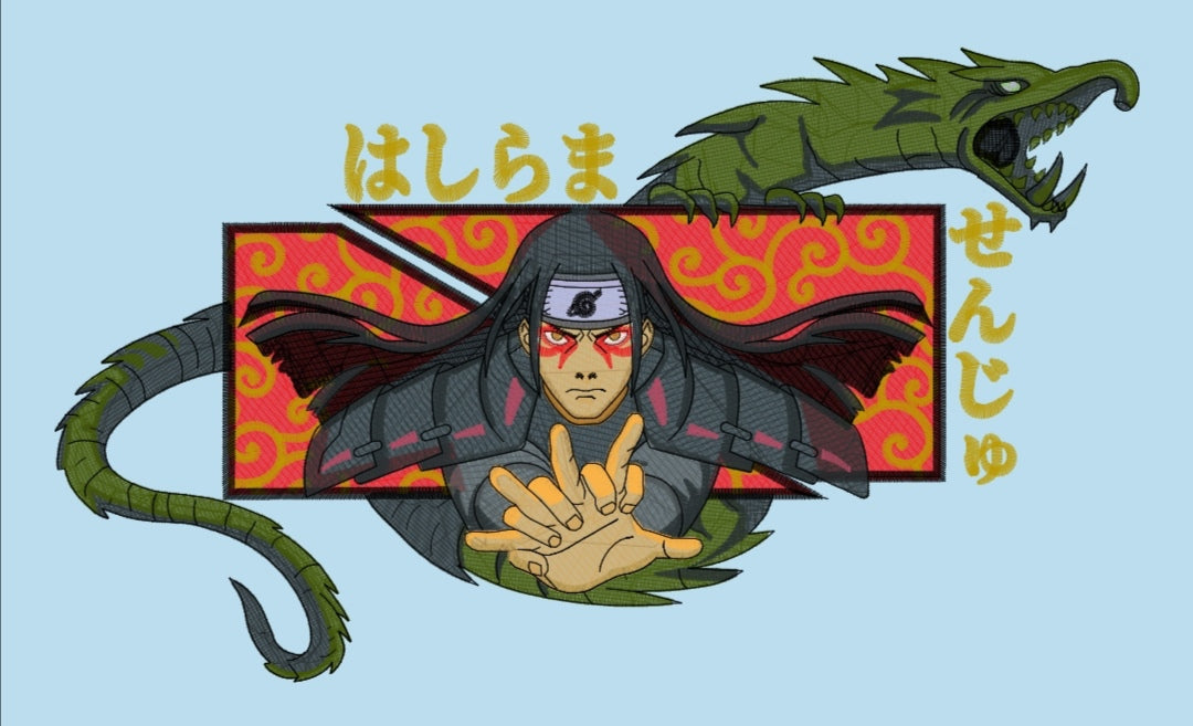 Hashirama Senju Naruto _ Machine Embroidery Design