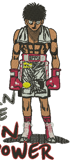 IPPO ~ TURN THE PAIN INTO POWER _ MACHINE EMBROIDERY DESIGN