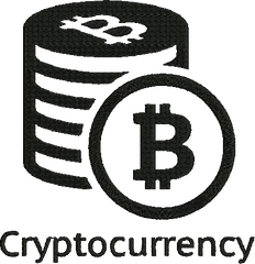 Cryptocurrency _ Machine Embroidery Design