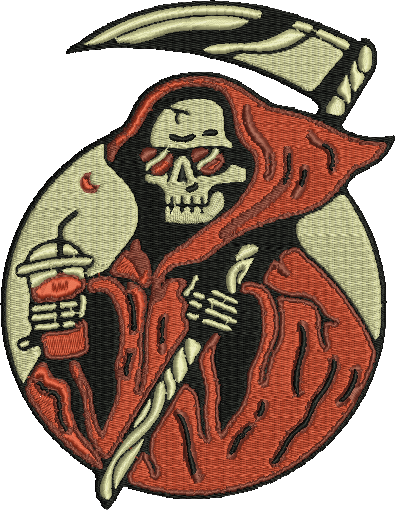 Angel of Death _ Machine Embroidery Design