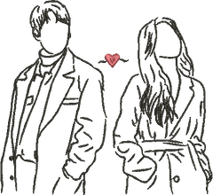 Love Couple _ Machine Embroidery Design