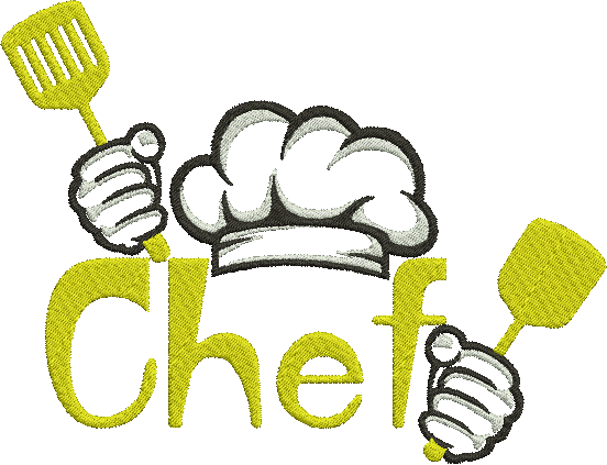 Chef _ Machine Embroidery Design