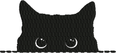 Black Cat _ Machine Embroidery Design