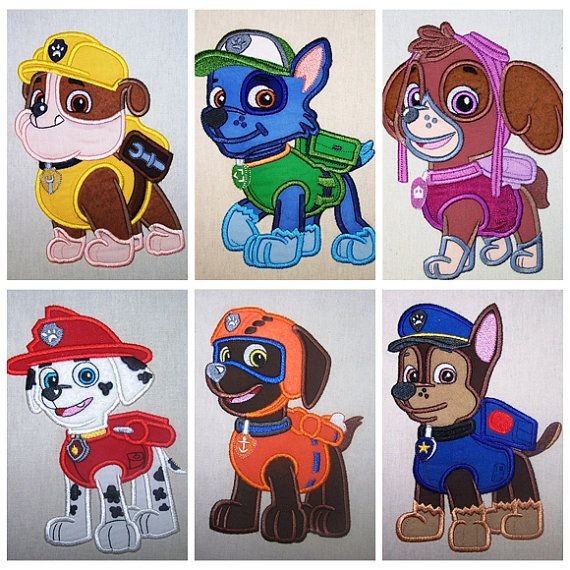 Paw Patrol _ Machine Embroidery Design