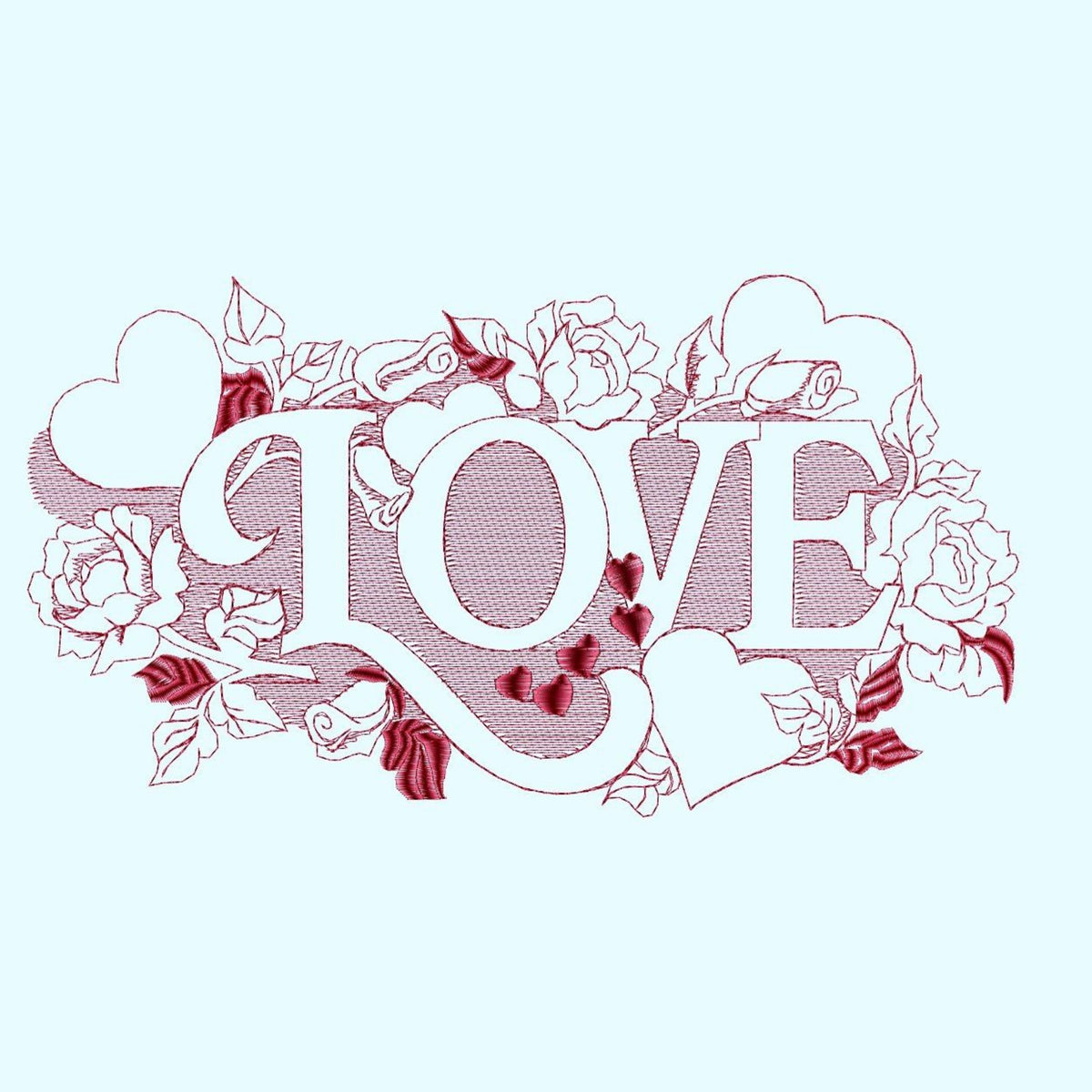 Love _ valentine's day _ Machine Embroidery Design