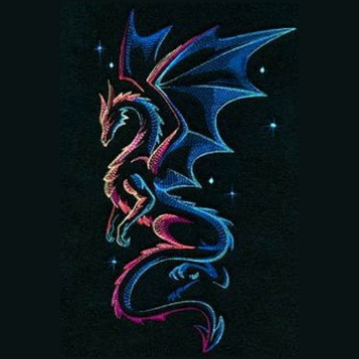 Dragon _ Machine Embroidery Design