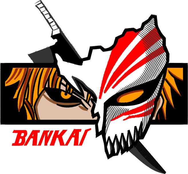 Ichigo kurosaki Bleach _ Machine Embroidery Design