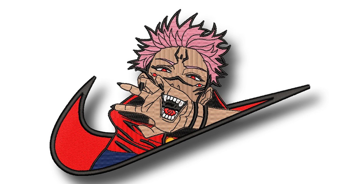 Jujutsu Kaisen Sukuna _ Machine Embroidery Design