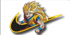 Dragon Ball Super Saiyan _ Machine Embroidery Design