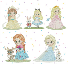 Diseny Princess _ Machine Embroidery Design