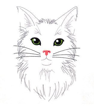 Cat _ Machine Embroidery Design