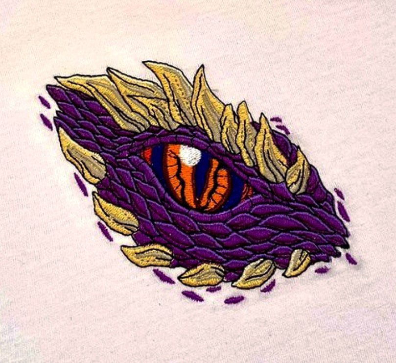 Dragon eye _ Machine Embroidery Design