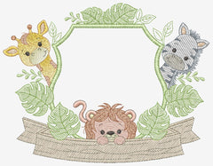 Safari _ Machine Embroidery Design