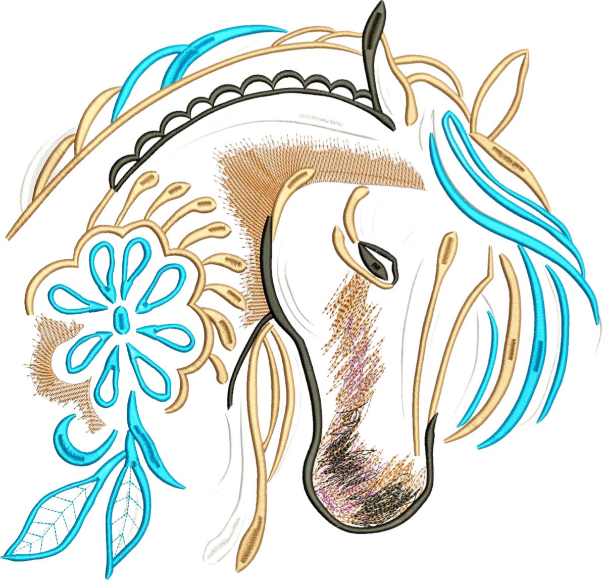 Horse _ Machine Embroidery Design