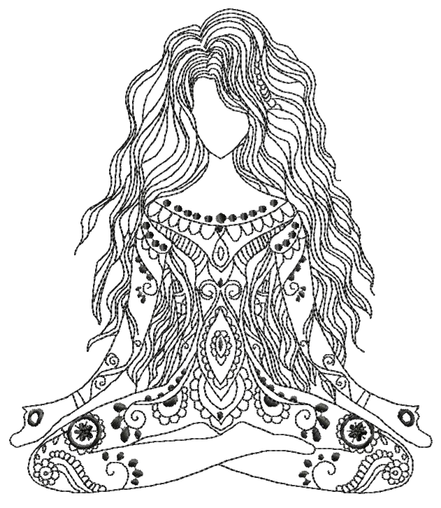 Yoga _ Machine Embroidery Design